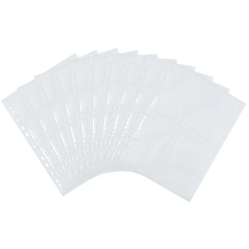 Herma Manchons transparents blanc 9x13 haut 10 pcs.