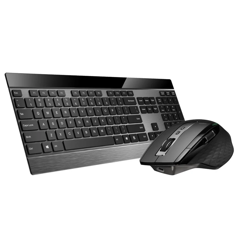 Rapoo 9900M Multi-mode sans Fil Combo Set Keyboard + Mouse - Noir