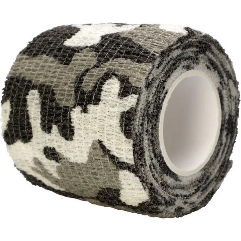 BIG Ruban de camouflage tache camouflage gris 5 cm x 2,5 m