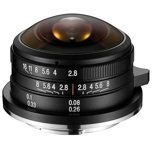 Laowa 4mm f / 2.8 MFT Fisheye circulaire pour MFT