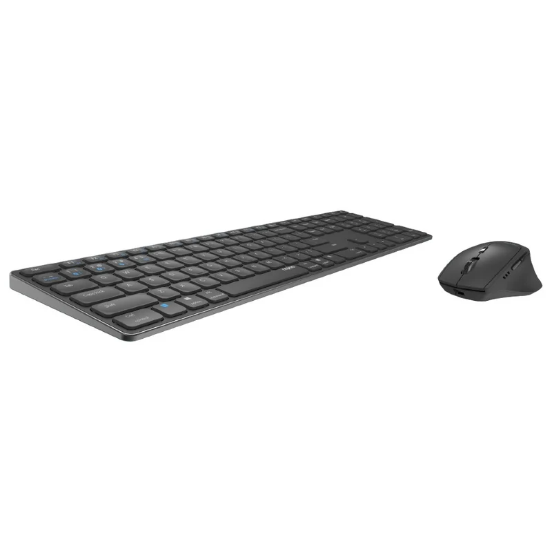Rapoo 9800M sans Fil Multimode Blade Combo Full Size Set - Gris Foncé