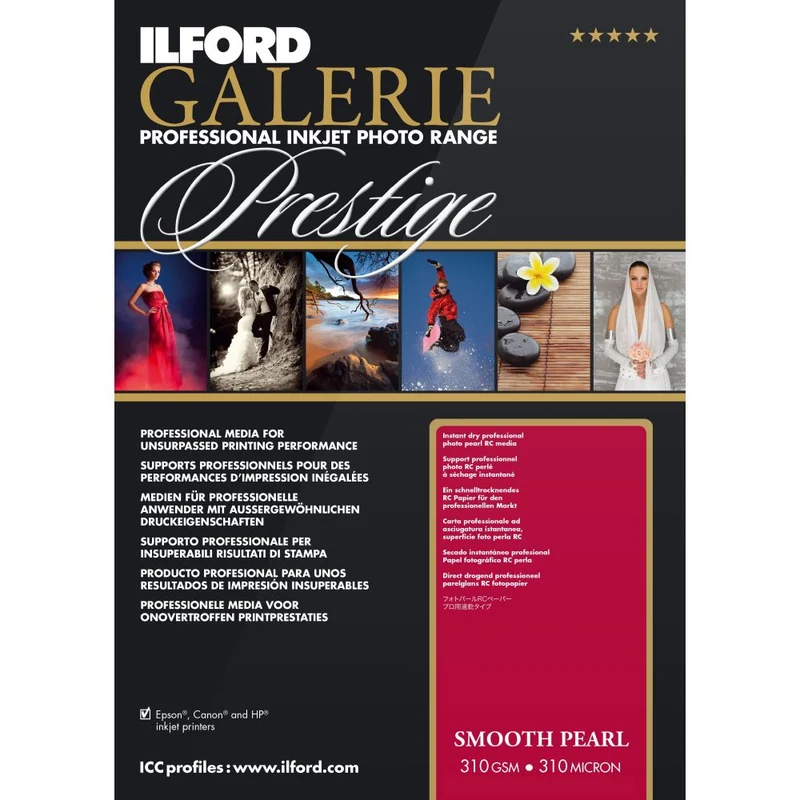 Ilford Prestige Lisse Nacré 13 x 18 cm 310g 100 Feuilles
