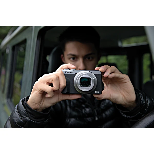 Canon Powershot G7X Mark III Kit batterie argent