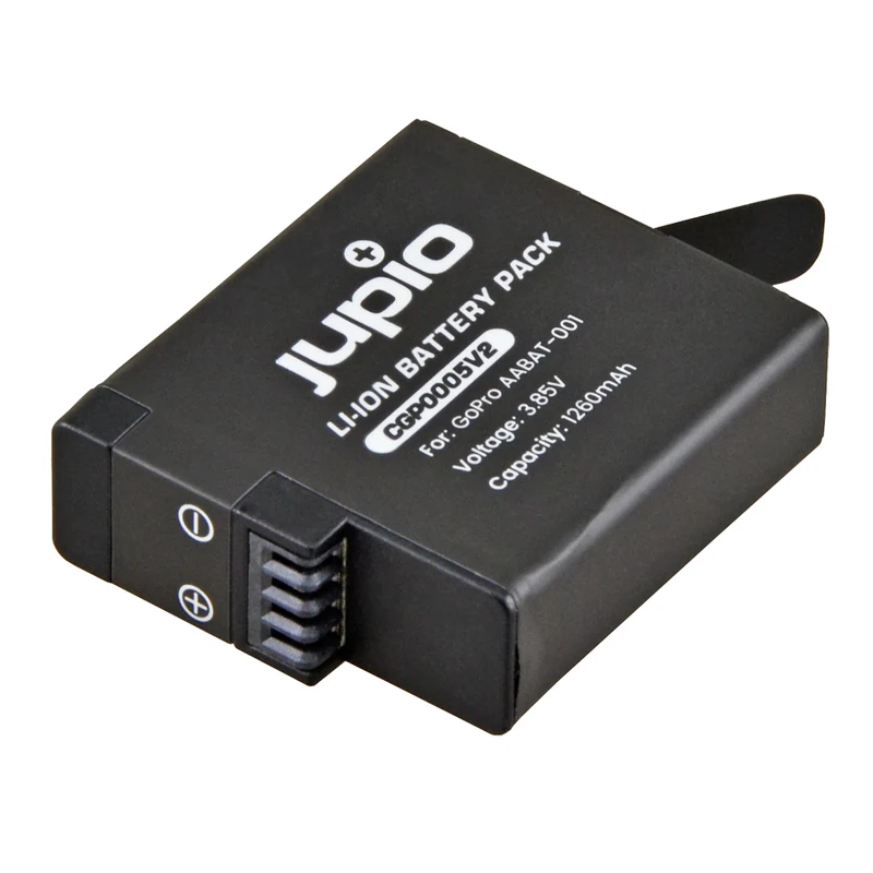 Jupio GoPro AABAT-001 HERO5, HERO6, HERO7, HERO (2018) 1260 mAh