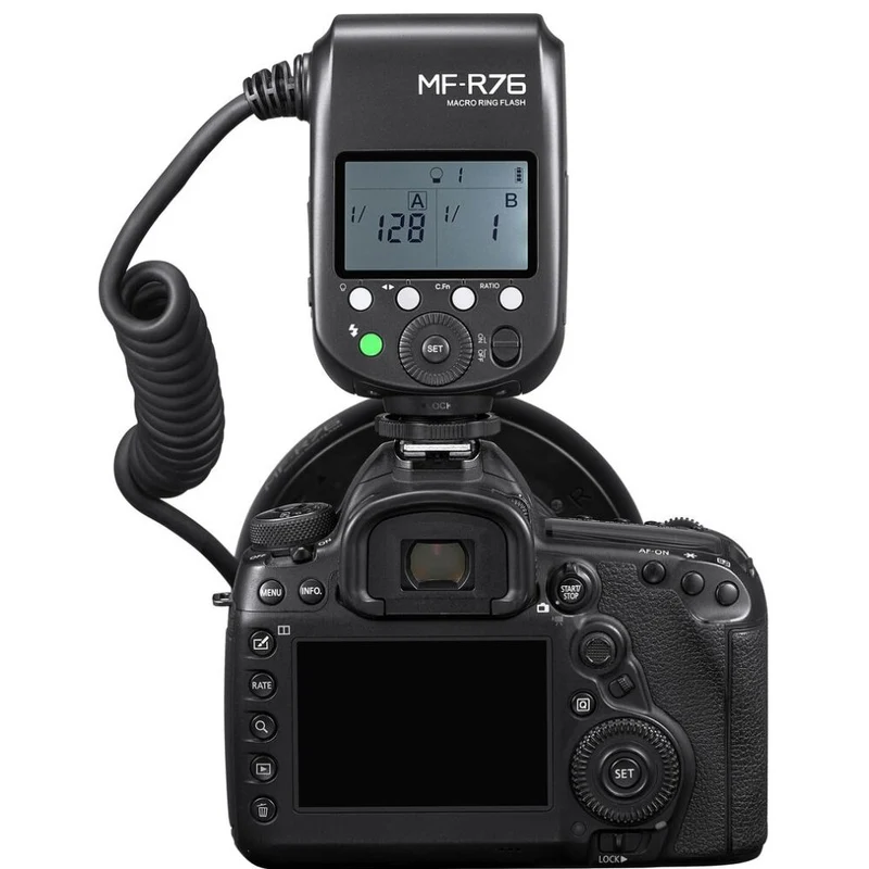 Godox MF R76N TTL Flash annulaire macro Nikon