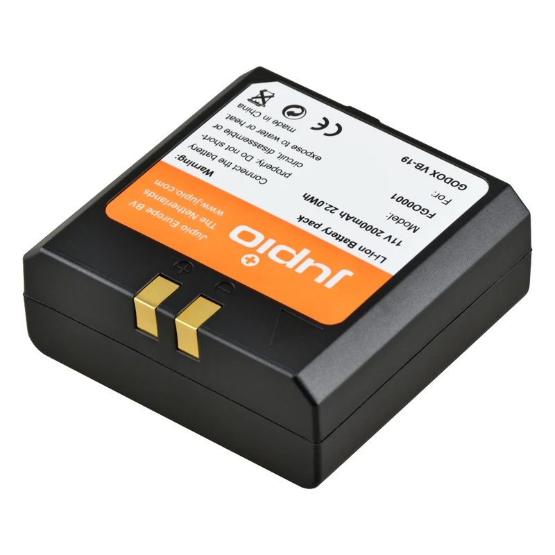 Jupio VB18 / VB19 pour Godox V850 / V860 2000 mAh