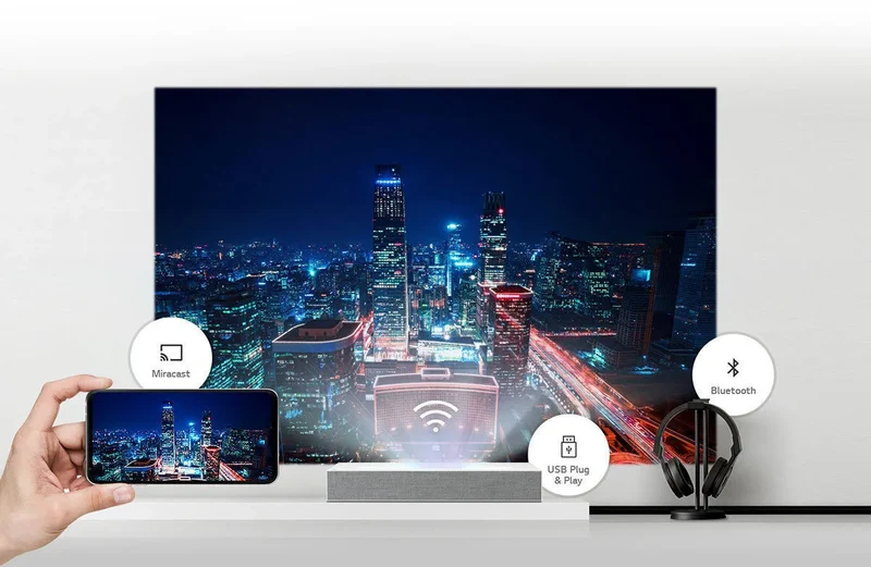 LG Electronics HU85LS Blanc