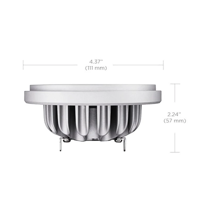 Soraa Vivid LED Bulb G53 AR111 12V Clear - 575lm 2700K - Dimmable