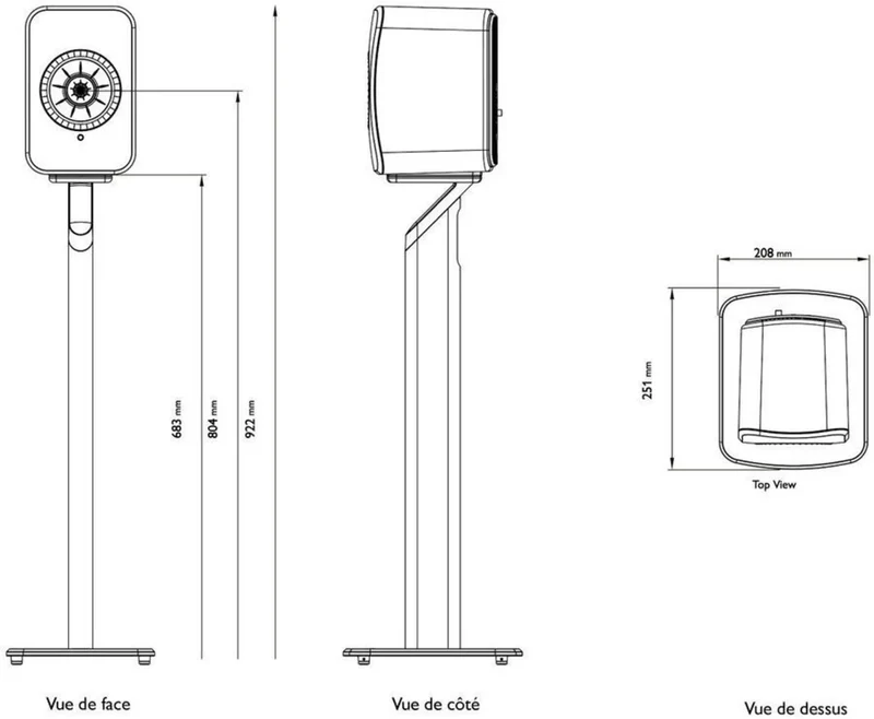 KEF S1 Blanc