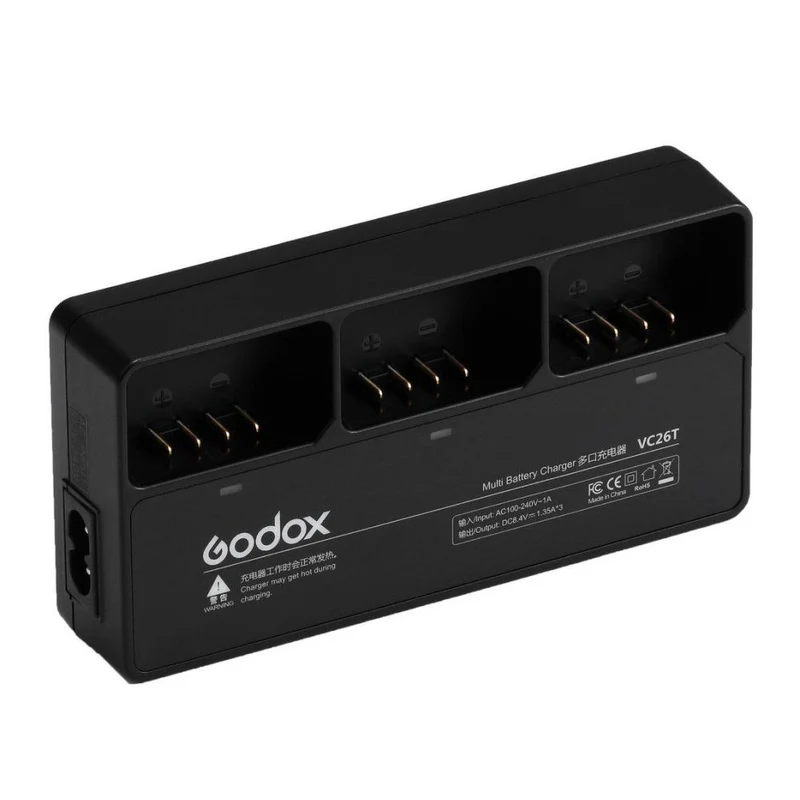 Godox Station de recharge de plusieurs Batteries V1
