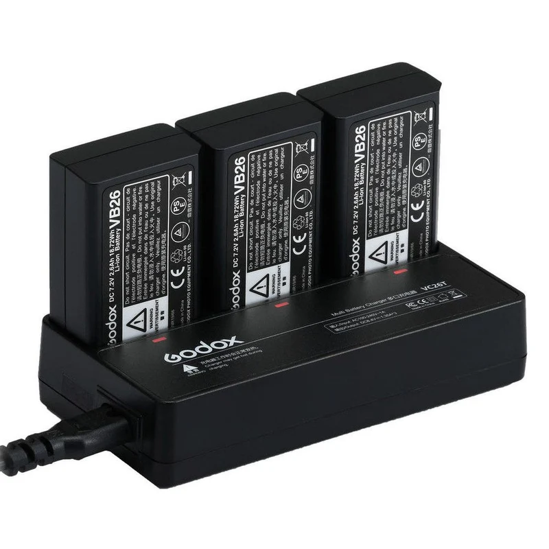 Godox Station de recharge de plusieurs Batteries V1