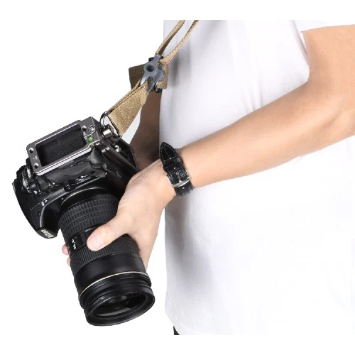 Sunwayfoto Sangle pour appareil photo Khaki STR-01-K