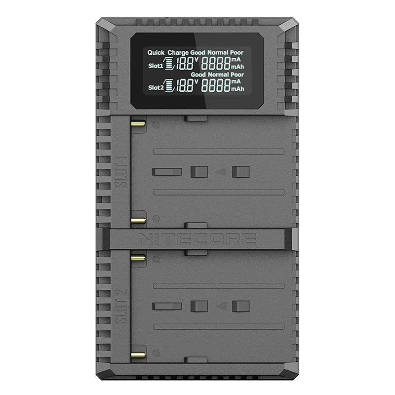 Nitecore Chargeur double USN Pro pour Sony NP série F
