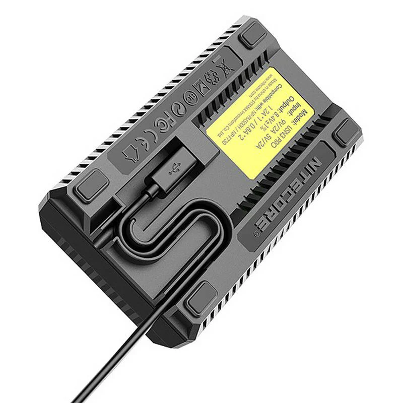 Nitecore Chargeur double USN Pro pour Sony NP série F