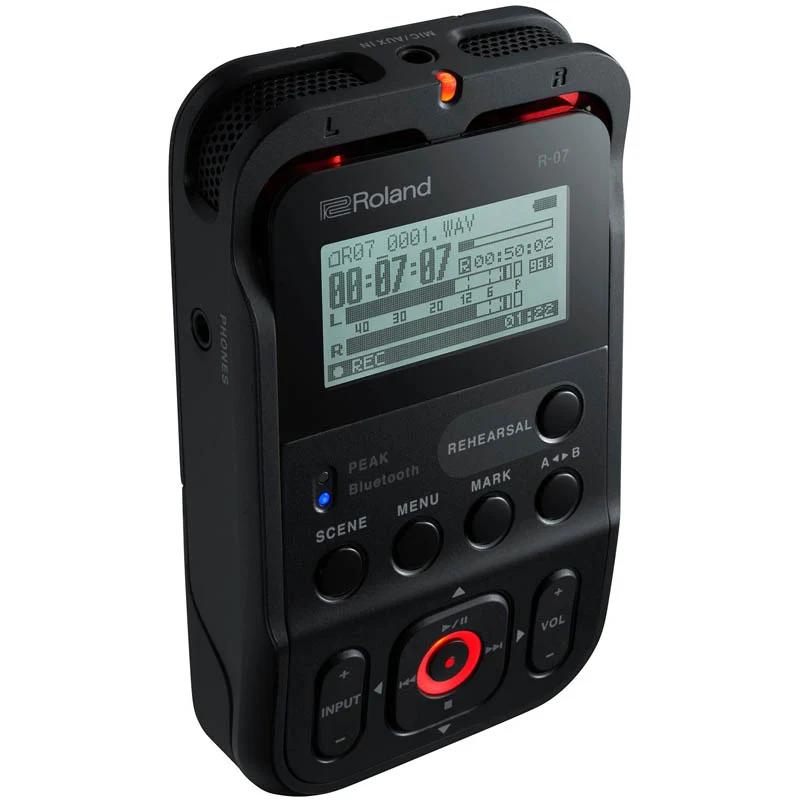 Roland R07 B Enregistreur de terrain noir