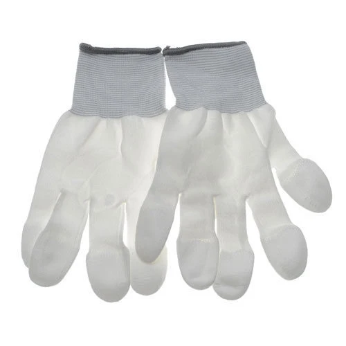 Caruba Gants de nettoyage antistatiques Blanc