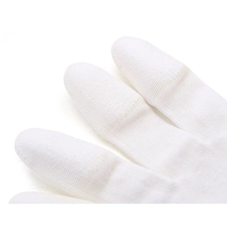 Caruba Gants de nettoyage antistatiques Blanc