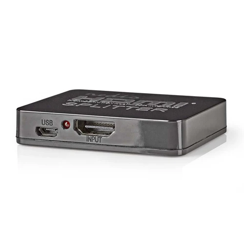 Nedis 2 Ports Répartiteur HDMI Noir