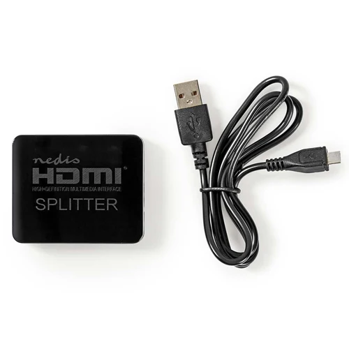 Nedis 2 Ports Répartiteur HDMI Noir