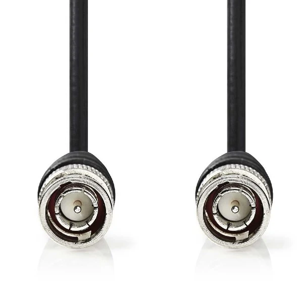 Nedis BNC Câble Vidéo BNC Mâle BNC Mâle 1,0m Noir