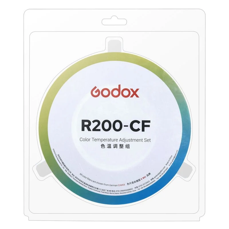 Godox R200 CF Kit de gel de couleurs pour R200