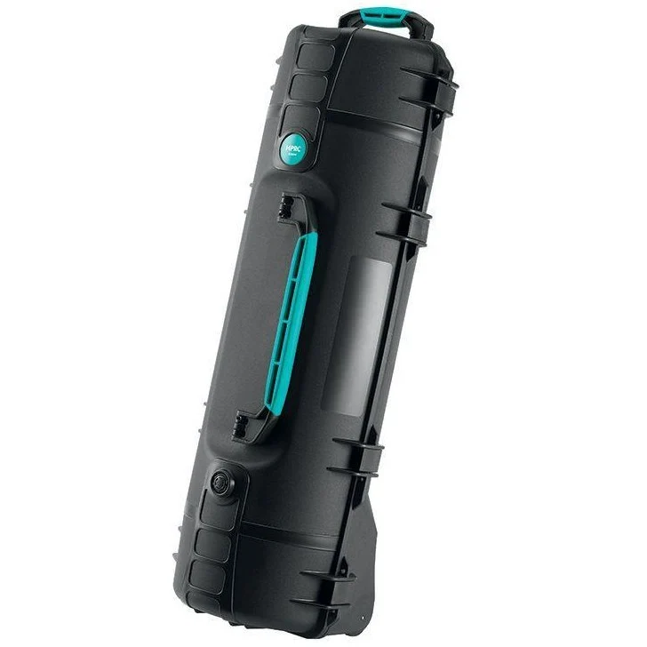 HPRC 6300W wheeled étui unique noir/bleu bassano