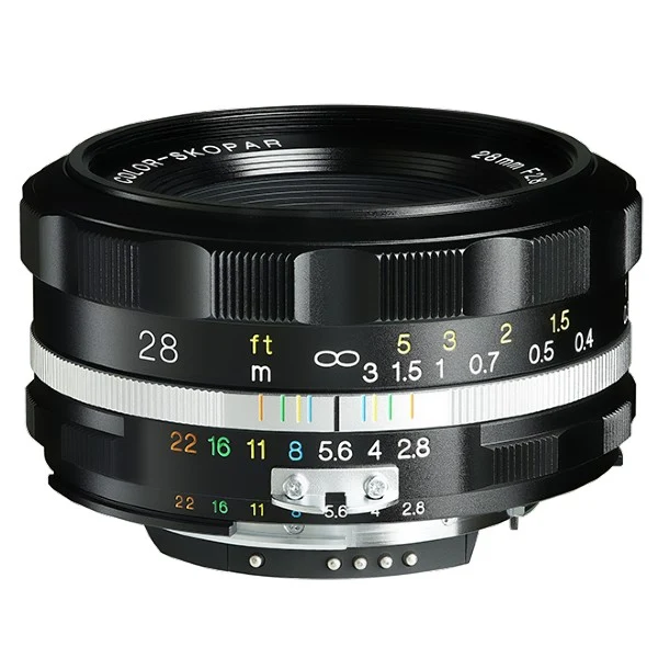 Voigtlander Color Skopar f/2.8 28mm SLII-S Nikon noir