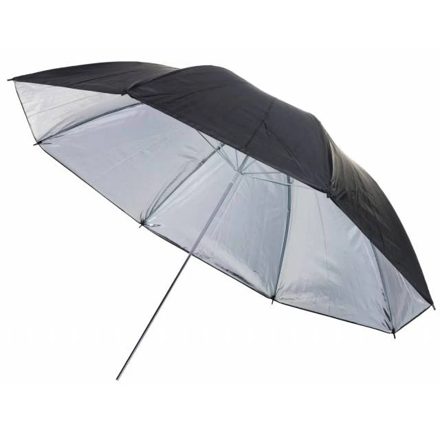 Bresser BR-BS110 Parapluie Noir/Argent 110cm