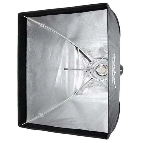 Godox Boîte à lumière parapluie Bowens 60 x 60 avec grille