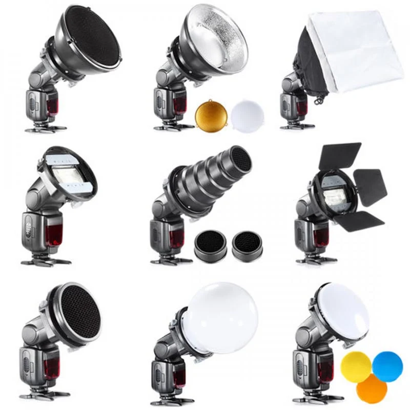 Bresser BR-SET Set Speedlite Strobist 9 Pièces