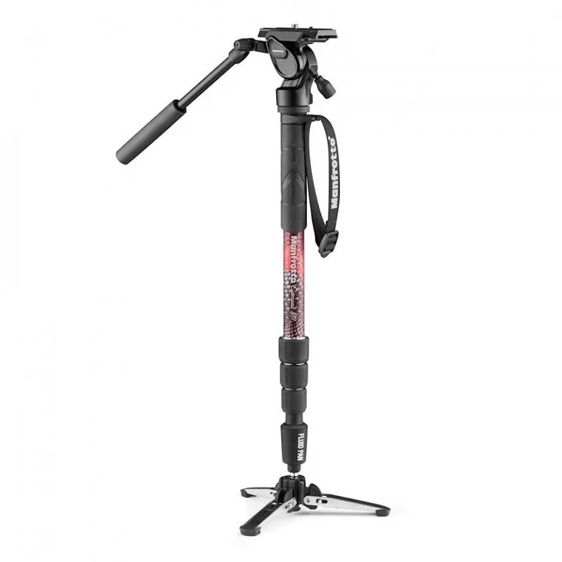 Manfrotto Element MII Kit Monopode Vidéo en Aluminium avec Tête Liquide