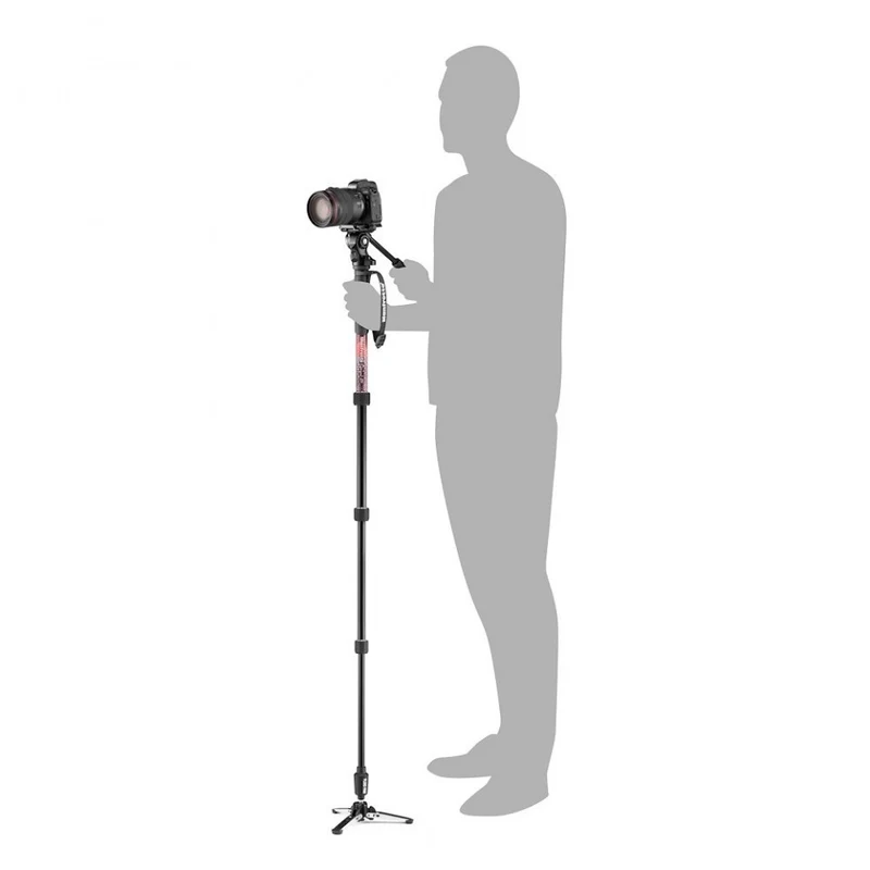 Manfrotto Element MII Kit Monopode Vidéo en Aluminium avec Tête Liquide