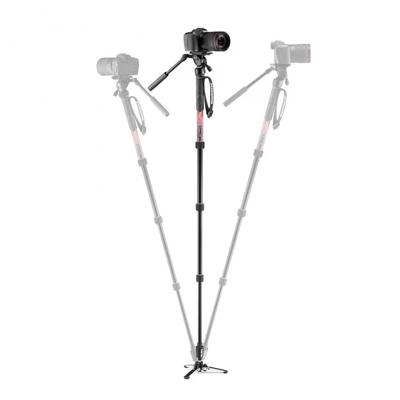 Manfrotto Element MII Kit Monopode Vidéo en Aluminium avec Tête Liquide