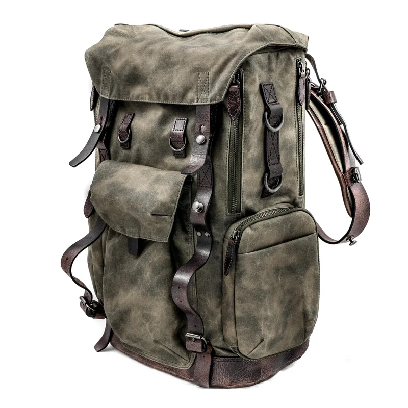 Wotancraft Commander Sac à dos vert militaire