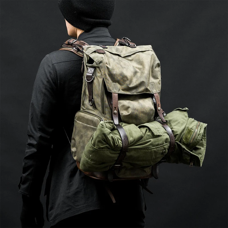 Wotancraft Commander Sac à dos vert militaire