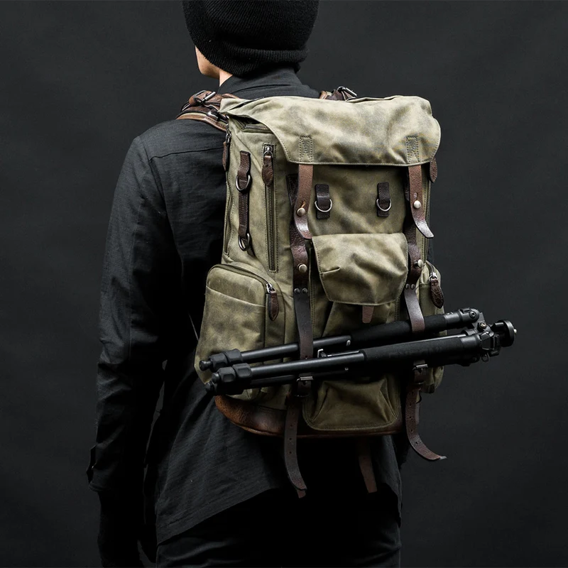 Wotancraft Commander Sac à dos vert militaire