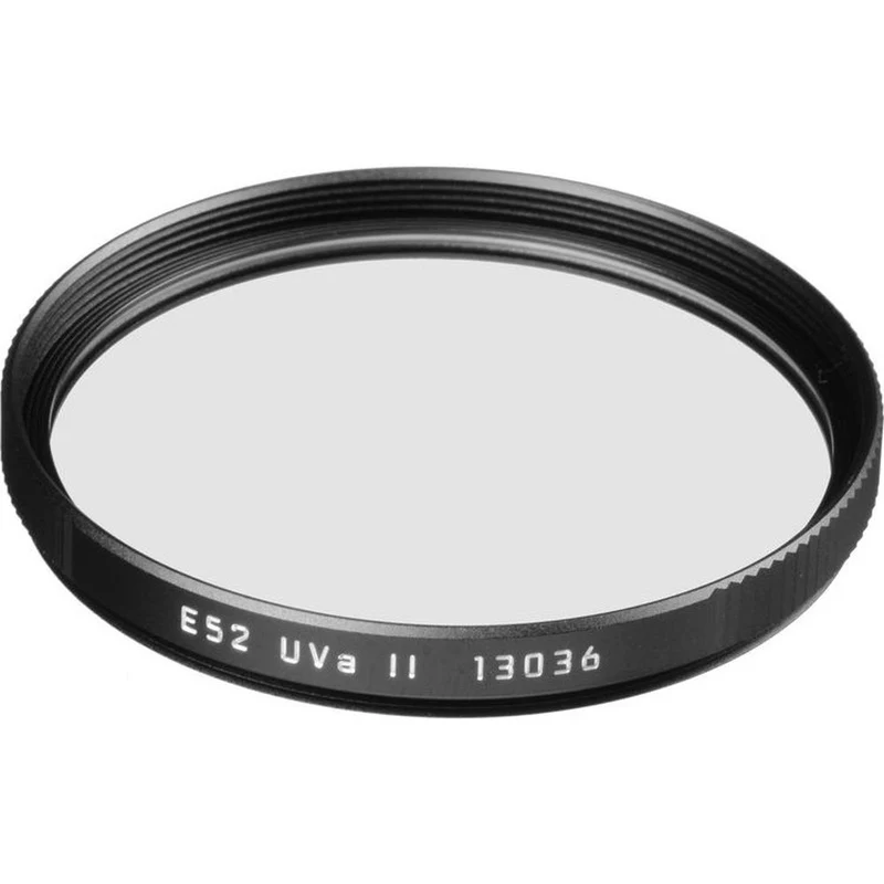 Leica 13036 Filtre UVa II E52 Noir