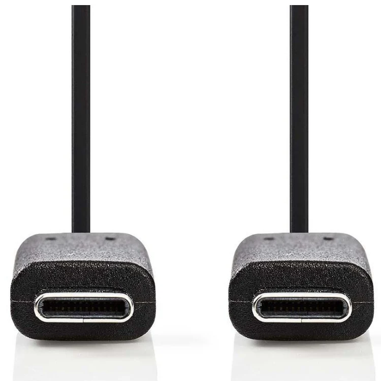 Nedis USB 3.1 (Gen1) Câble Type C Mâle Type C Mâle 1,0 m Noir