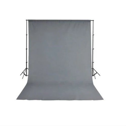 Bresser BR-D23 Support 240X300cm + Fonds de tissu 300x600cm gris
