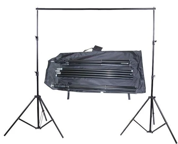 Bresser BR-D23 Support 240X300cm + Fonds de tissu 300x400cm chromakey vert