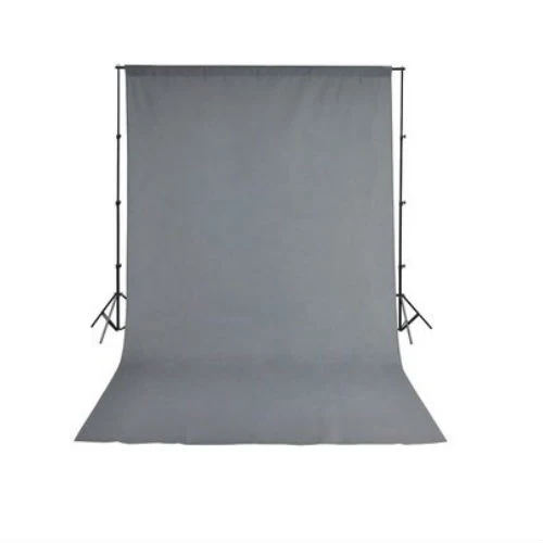 Bresser BR-D23 Support 240X300cm + Fonds de tissu 250x300cm gris