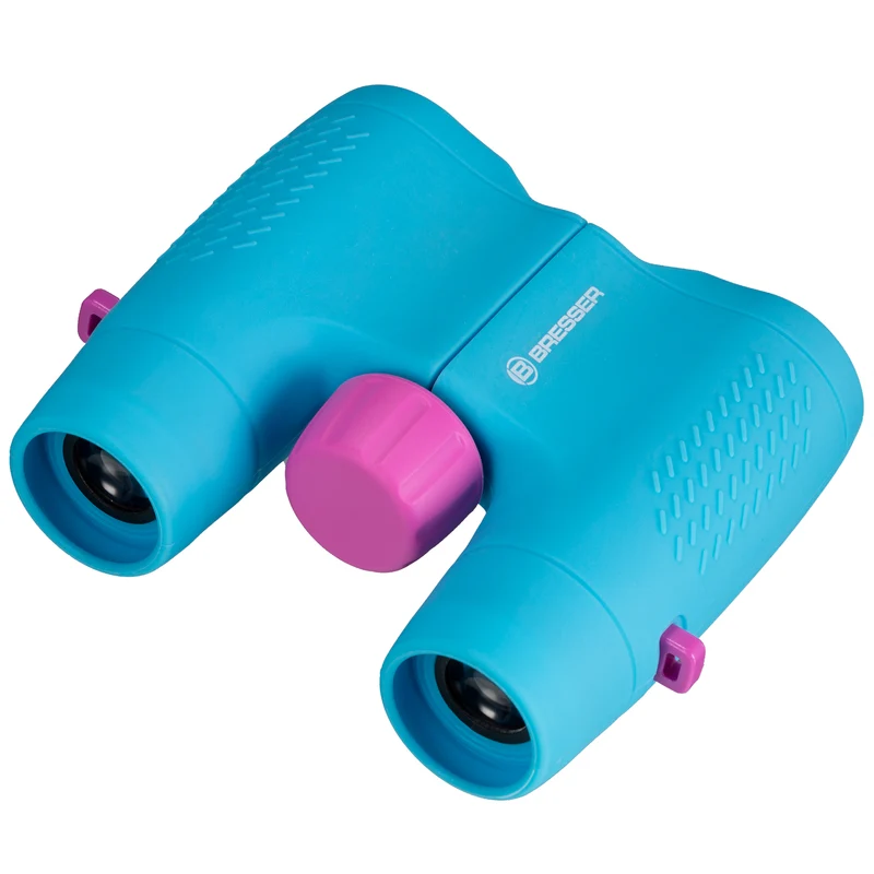 BRESSER JUNIOR 6x21 Jumelles Enfant en Diverses Couleurs Bleu