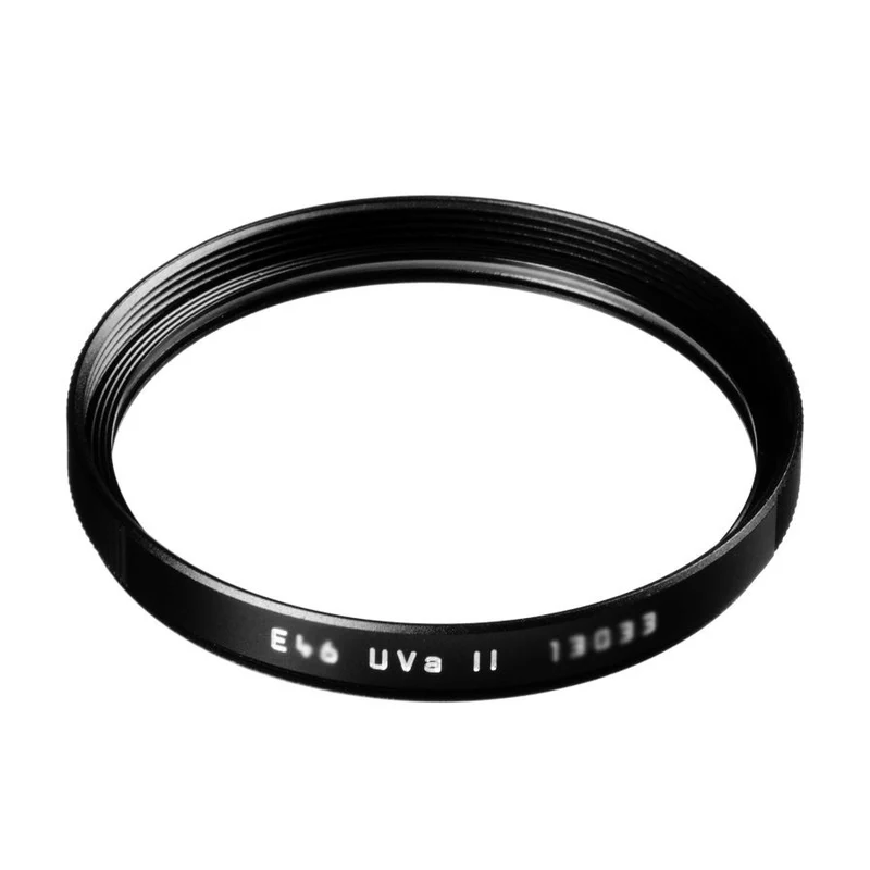 Leica 13033 Filtre UVa II E46 Noir