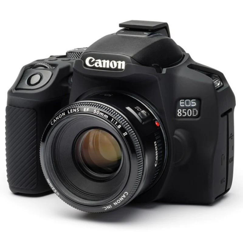 easyCover Boîtier Cover pour Canon 850D Noir