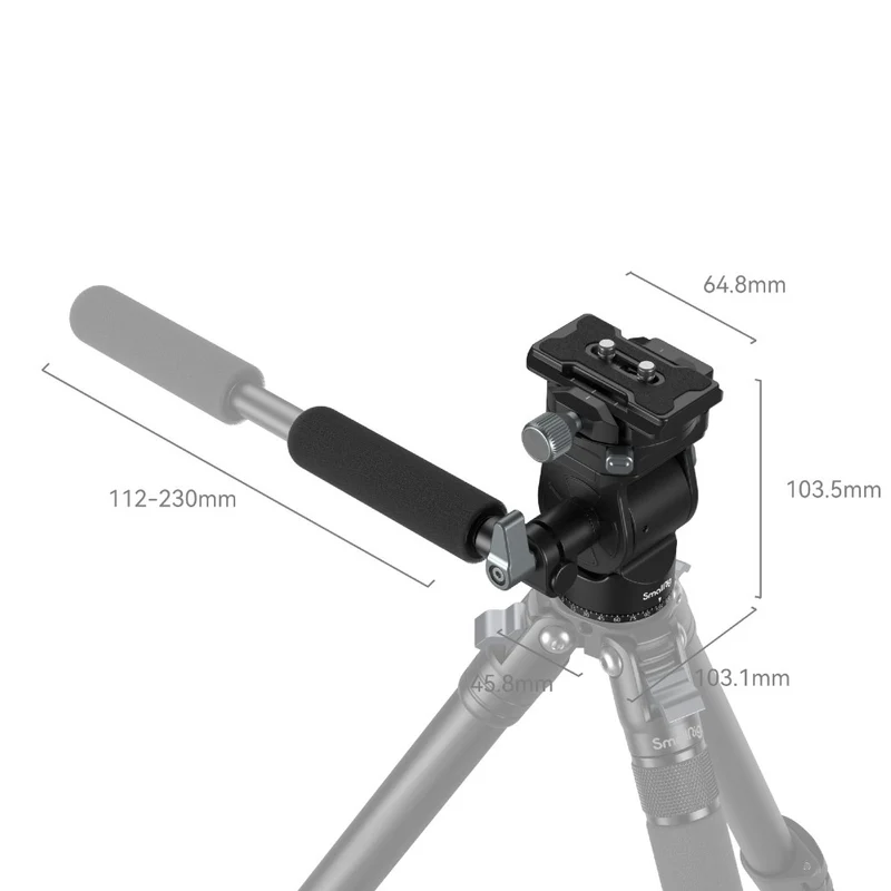 SmallRig Tête vidéo pour prise de vue verticale 4104