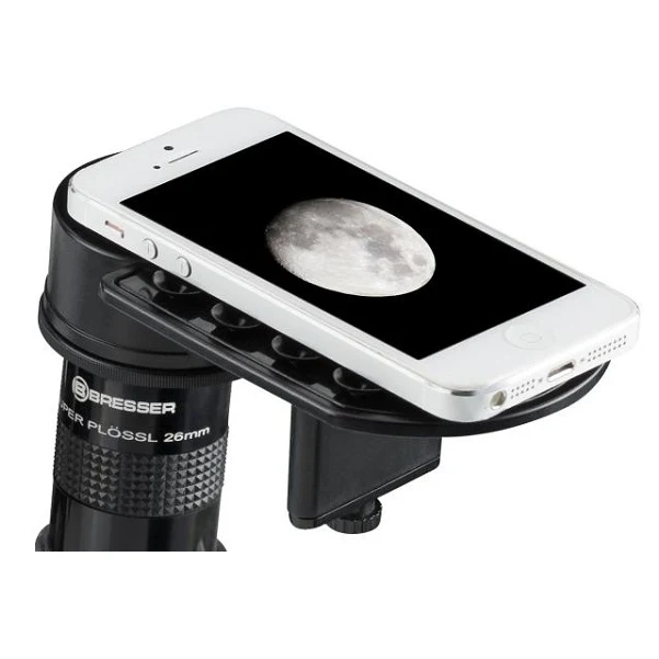 BRESSER Deluxe Smartphone Adaptateur pour Telescopen et Microscopen (Adaptateur Smartphone pour Télescopes et Microscopes)