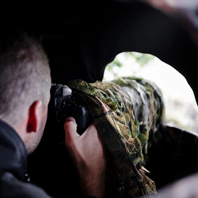 Caruba Filet de camouflage Woodland