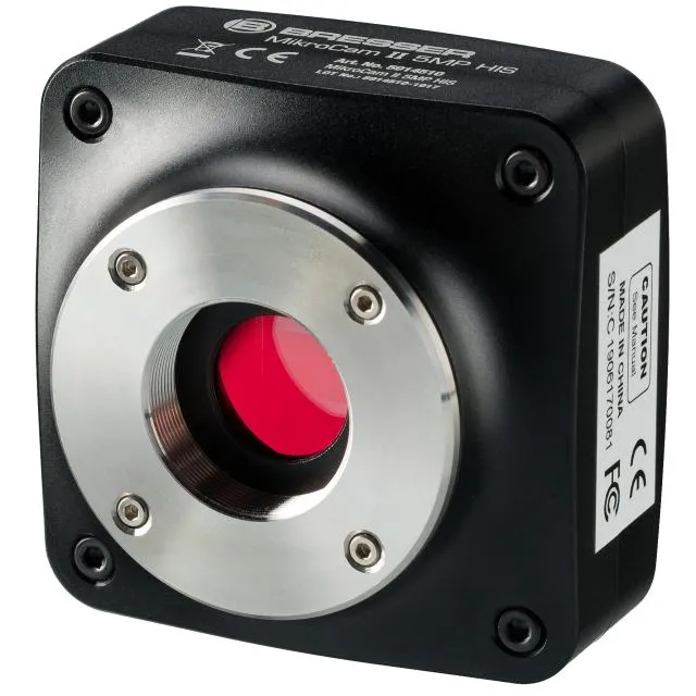 BRESSER MikroCam II 5MP HIS Caméra pour microscopes