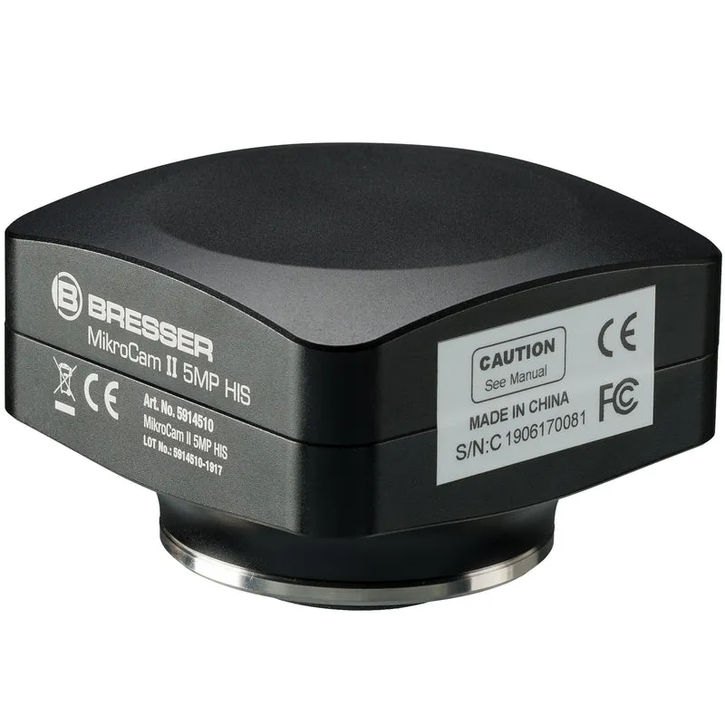 BRESSER MikroCam II 5MP HIS Caméra pour microscopes