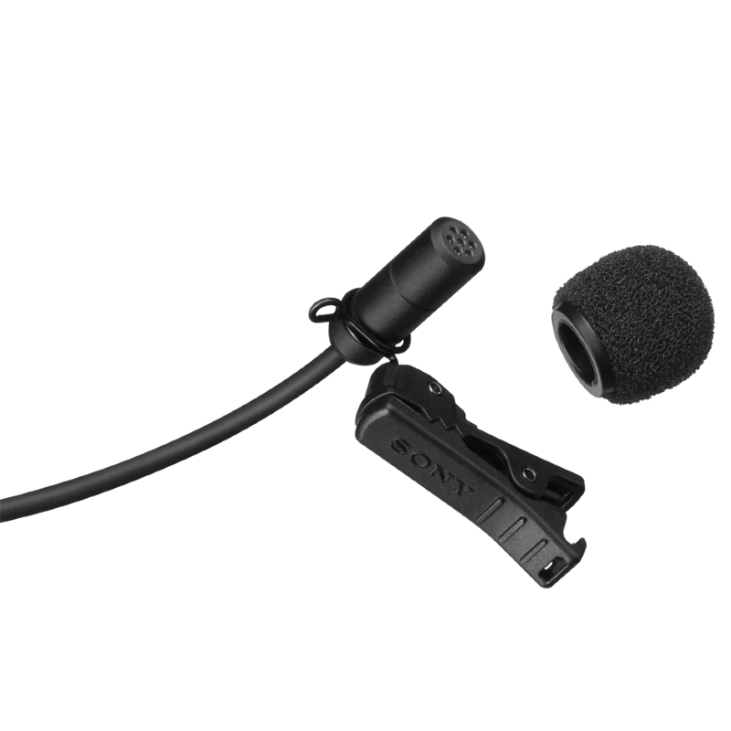 Sony Electret Microphone Cravate à Condensateur de UWP-V1 et UWP-V6, Omnidirectionnel (ECM-V1BMP)